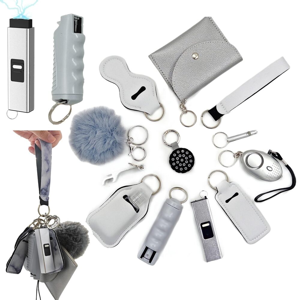 5504 Wristlet Card Holder Set with Whistle, Bottle Opener, Travel Bottle